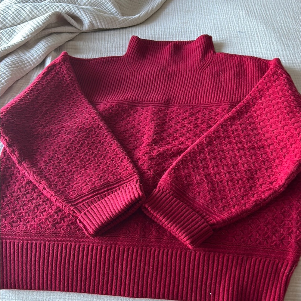 Women's Red Sweater